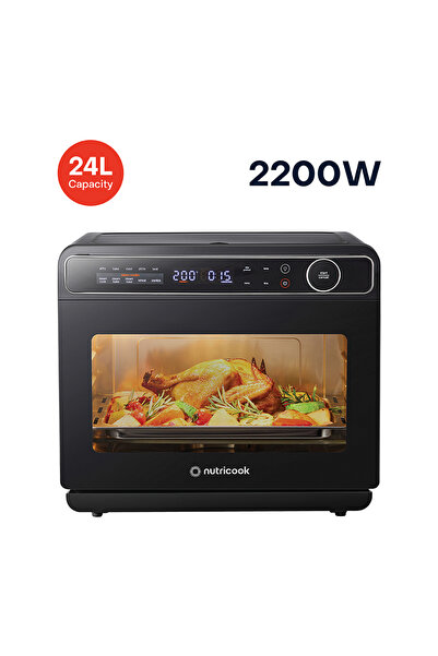 Nutricook فرن ستيمي إكس ستيم للقلي الهوائي ST330K — سعة 24 لترًا، 2200 واط، 1...