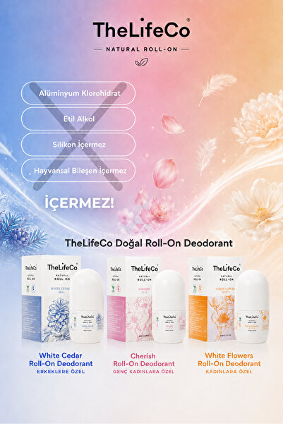 TheLifeCo %100 Doğal Roll-on Deodorant Cherish 60 ml - Genç Kız