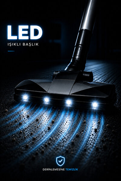 Philips Yeni LED Işıklı Başlık 2000 Serisi 750 W Torbasız Süpürge