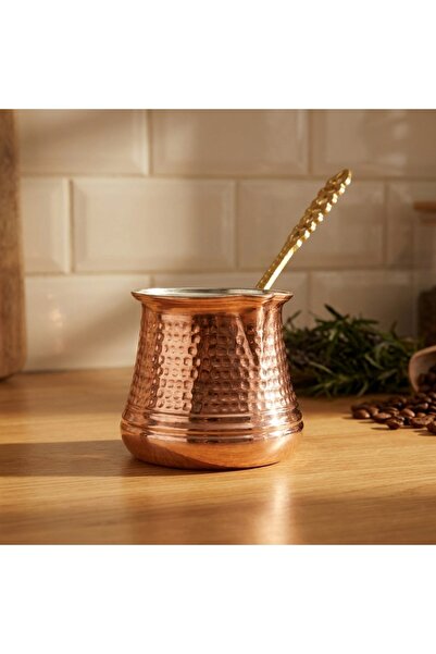 Generic Handmade Copper Pot – 600 ml Capacity, Easy Pouring Design, Premium C...