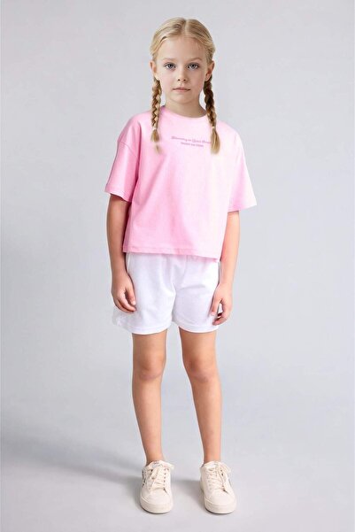 DeFacto Shorts T-Shirt 2-Piece Set Girls H7880A826Hs