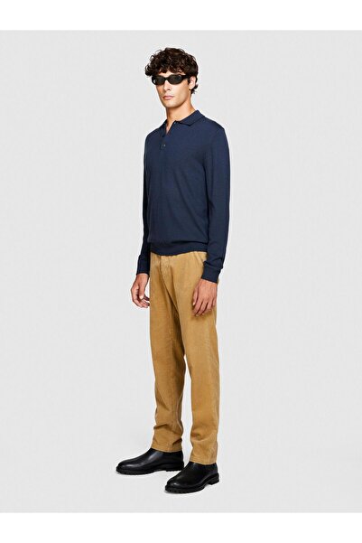 Sisley Erkek %100 Koton Slim Fit Fitilli Kadife Pantolon 323A4SFRSF03D-SIS25R
