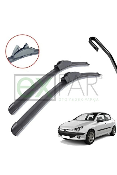 EXPAR OTO PEUGEOT 206 - 206+ ÖN CAM SİLECEK SÜPÜRGESİ TAKIMI 2000 - 2014 206 ...