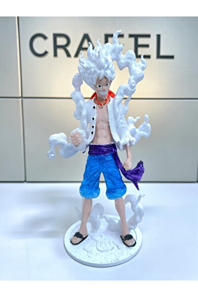 CRAFTEL One Piece Monkey D. Luffy Gear 5 Figür Anime Biblo Karakter Heykelcik...