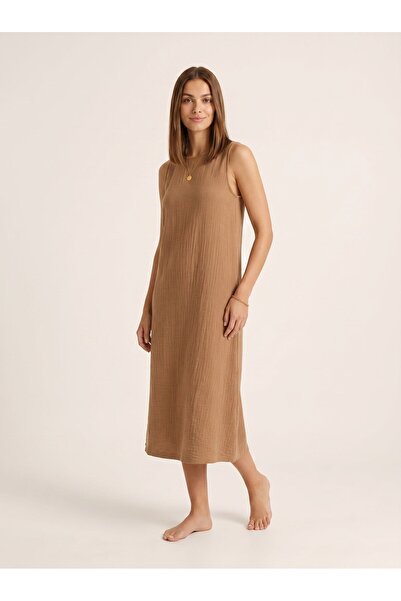 Generic Brand Rochie de muselină Udenya cu patru straturi