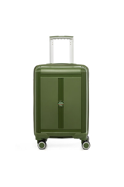 John May Unisex JMY8101.05 Silikon Valiz Küçük Boy 57x35x25cm Haki