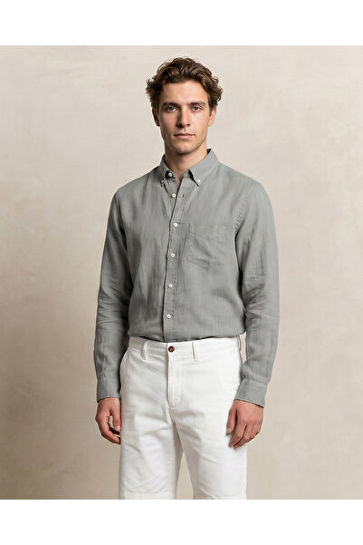 Gant Erkek Yeşil Regular Fit Gömlek