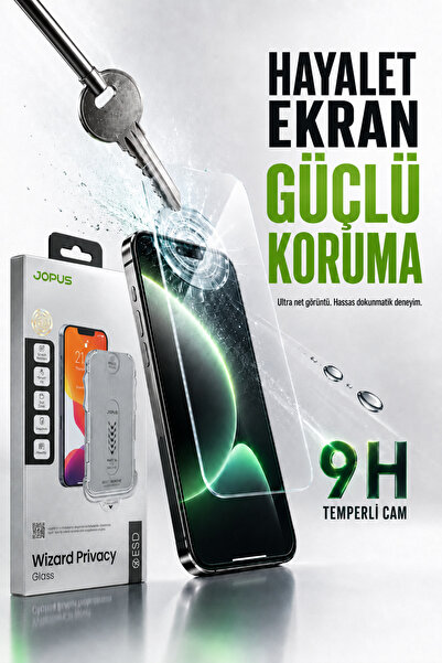 Jopus واقي شاشة من الزجاج المقوى متوافق مع iPhone 13 Pro Max / 14 Plus، تغطية...