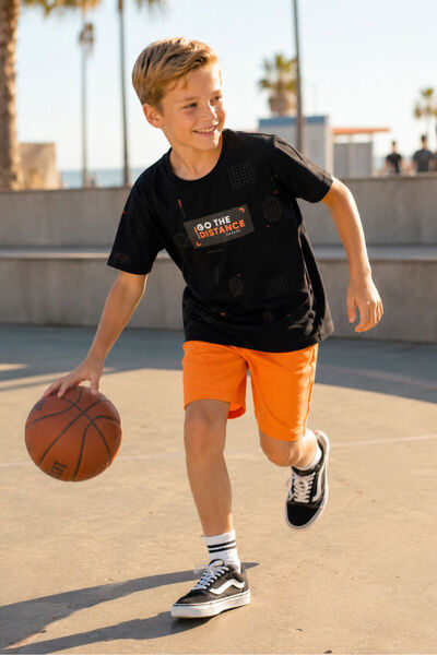 Rolypoly Boys' Bermuda Set - Black