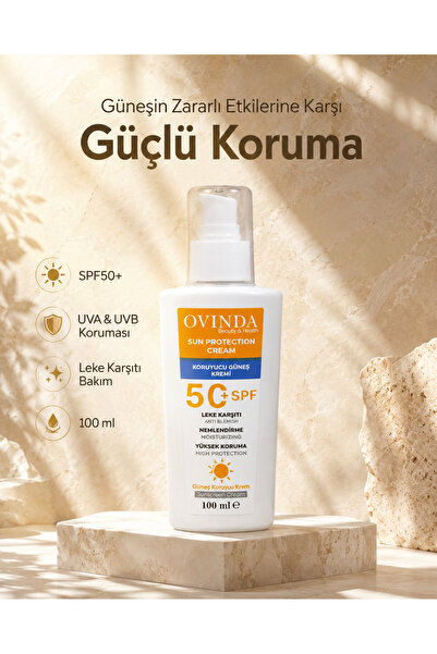 Ovinda Sunscreen Anti-Blemish and Anti-Aging High Protection Spf 50 100 ml