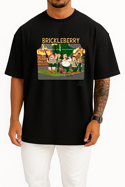 Bahriyeli Collection تي شيرت للجنسين بتصميم Brickleberry Series And Season Fo...