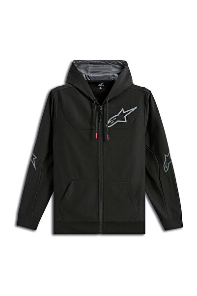 Alpinestars Sessions V3 Hoodie Kapüşonlu Sweatshirt Siyah Gri