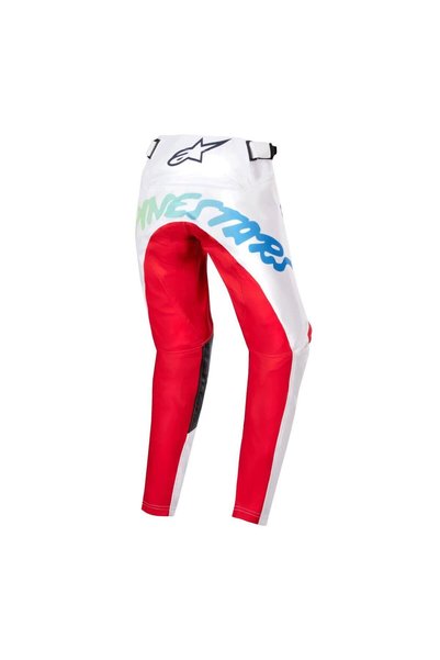 Alpinestars Youth Racer Hana Genç Kros Motosiklet Pantolonu Beyaz Kırmızı