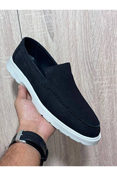 Greyybull Shoes черни мъжки мокасини от набук