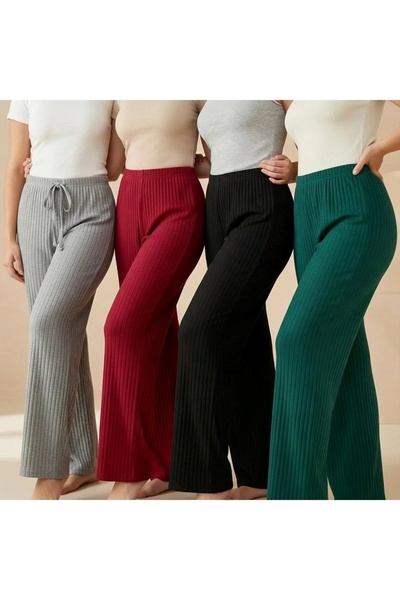Sashaa Collection Sashaa 3-Piece Women's Lycra Comfortable Pants & Sweatpants...