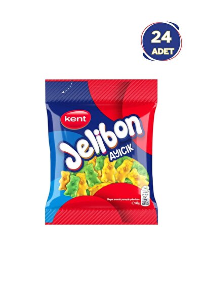 Jelibon Ayıcık Meyve Sulu Şekerleme 80 gr - 24'lü Paket