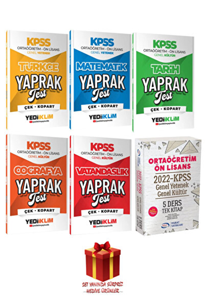 Panem Yayınları Kpss Genel Yetenek Genel Kültür Ortaöğretim-ön Lisans Tek Kit...
