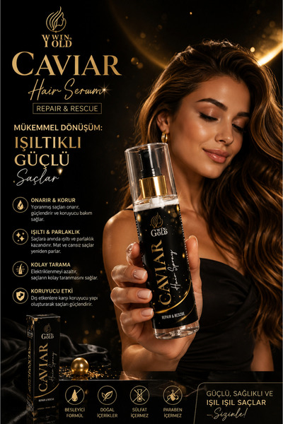 Wingold HAVYAR SAÇ BAKIM SPREY PREMİUM PLUS+