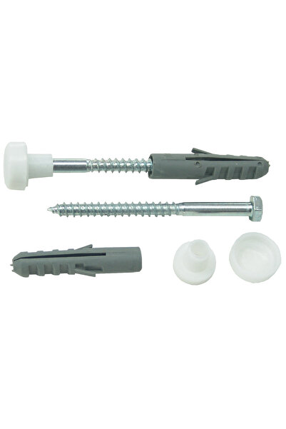 OEM Șuruburi de fixare WC albe, 2 bucăți - diametru șurub 6 mm, lungime șurub...