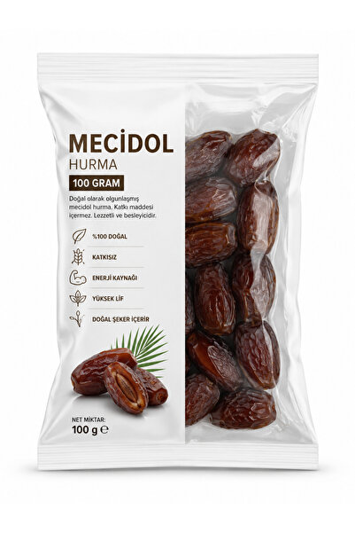 Barazil Medjoul Kudüs Hurması Premium Orta Boy Yumuşak Taze 100gr