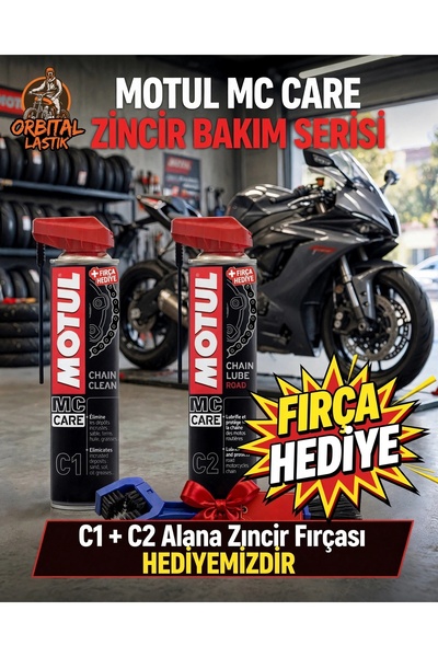 Motul BAKIM SETİ C1 +C2 400ML VE TEMİZLEME FIRCASI HEDİYE