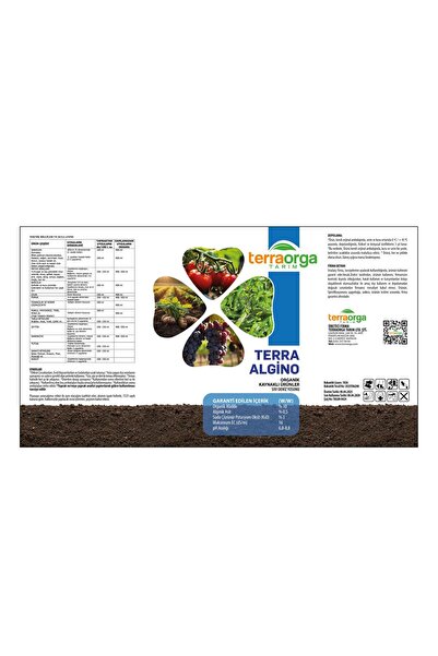 TerraOrga Terra Algino Sıvı Deniz Yosunu 5 Lt