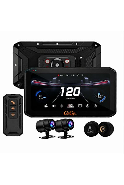 CerCip MOTO Навигация MT9, CarPlay/Android Auto, Октален процесор, GPS, IP67 ...