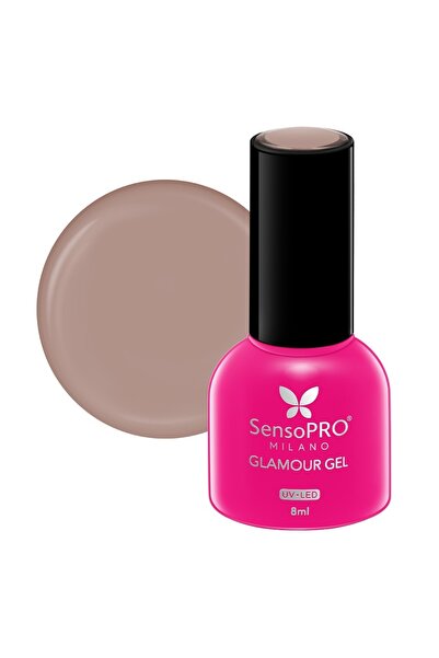 SensoPRO Milano Ojă semipermanentă Glamour Gel 8ml, Choco Wild # 26