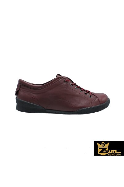Zaim Kundura Unisex Burgundy Genuine Leather Shoes 505080136-1