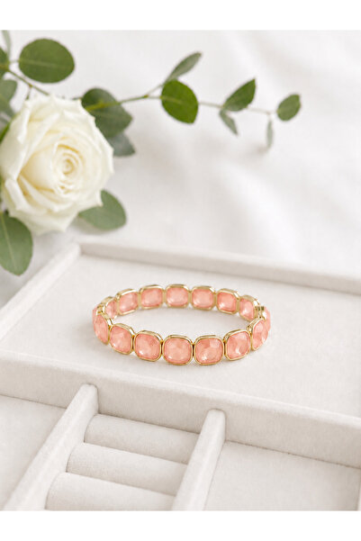 Alina Jewelry Parlak taşlı renkli lastikli bileklik