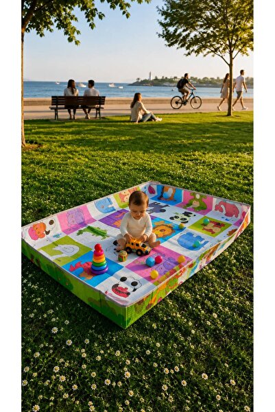 ınfotıme hobby Joyfol Journey Katlanabilir Oyun Matı 2 Si 1 Arada Dört Kenar ...