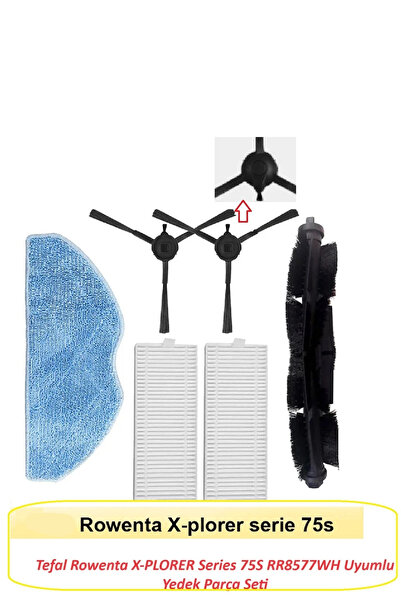 LİN GRUP Tefal Rowenta X-plorer 75s Rr8577wh Compatible Spare Parts Set