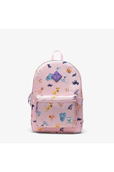 Herschel Supply Co. Heritage Printed Dog Çocuk Pembe Sırt Çantası