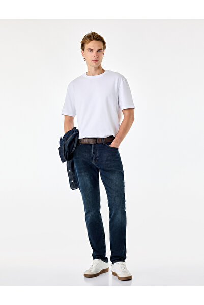 Koton Нормальні джинси Bel Pamuklu Slim Fit - Brad Jean