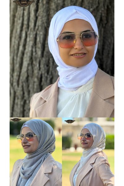 ALDAIYR 3 Flat Threaded Cotton Shawls Three Different Pieces -Dufi̇l13254