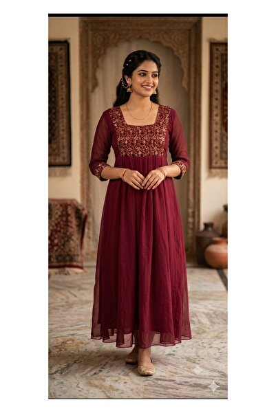 Hint Modam Indian Embroidered Dress