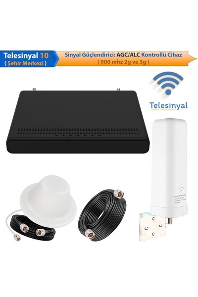 Telesinyal GSM Telefon Sinyal, Şebeke Güçlendirici Ve Yükseltici AGC/ALC (ŞEH...