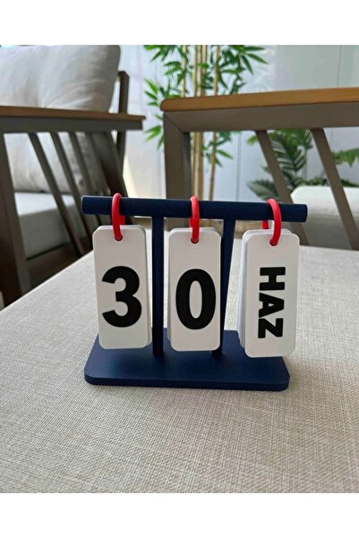 Decolera Çevirmeli Sonsuz Masa Takvimi – Dekoratif Modern Kaliteli Malzeme