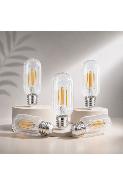 ORBUS TC45 4W LED Ampul E27 Sarı Işık 2700K 400Lm Filament Clear