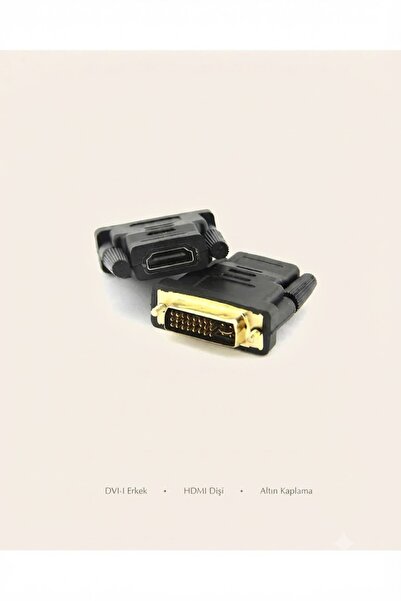 MVLH DVI To HDMI Dönüştürücü 24+5 Pin DVI-I Dişi Altın Uçlu 4K Adaptör
