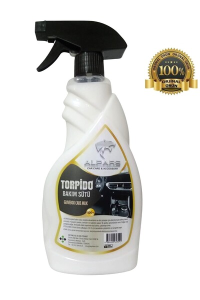 ALPARS Torpido Bakım Sütü Torpido Temizleyici Parlatıcı Torpido Sütü 500ml