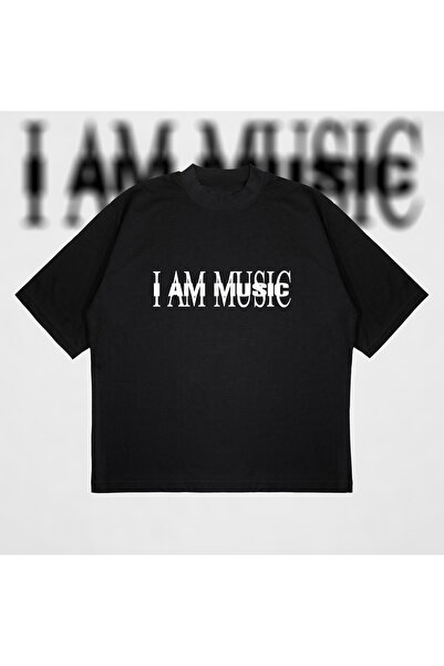 Tarzsokak Suicideboys I Am Music Boxy Fit Oversize kroj Unisex Majica – Štamp...