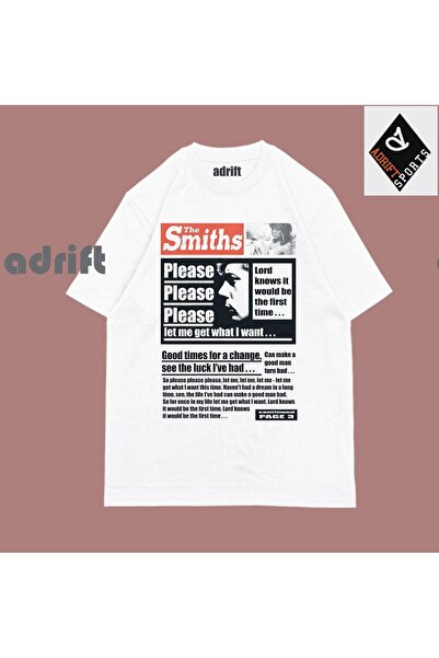 Drippy Unisex The Smiths Unisex Oversized Καλούπι