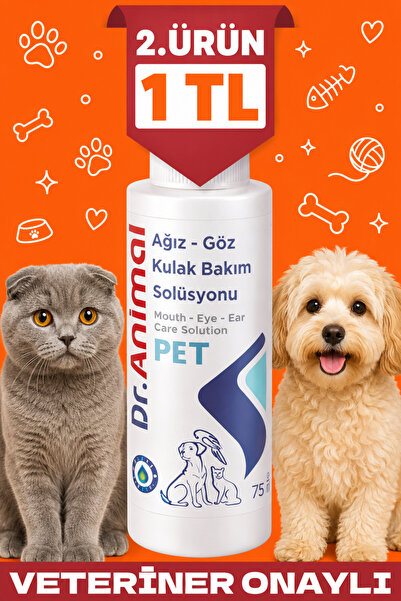 Dr. Animal Köpek ve Kediler İçin Çok Amaçlı Pet Bakım Solüsyonu - Tüy, Deri, ...
