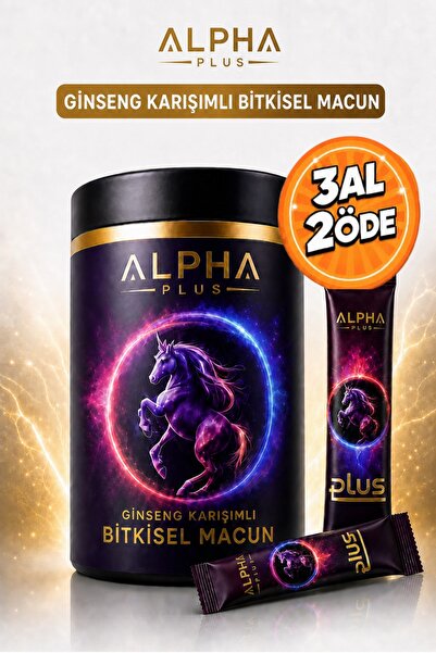 ALPHA EVERSTRONG Alpha Ginseng Atom Güç Kuvvet Macunu Bitkisel Macun Sachet (...