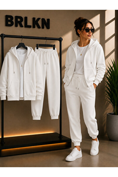 BRLKN Women's Hooded Jacket Tracksuit Set