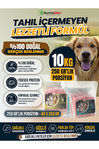 | BARF PLUS + RAW SPECIAL | 5 kg + 5 kg | 250 gr Porsiyonlu | Günlük Fiyat-Performans Kombinasyonu