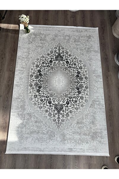 Dinarsu Electra 79447-095 Akrilik Salon Halısı | Gri Halı