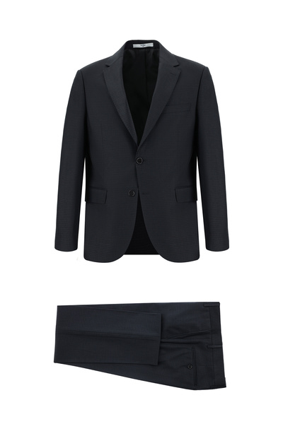 Kiğılı 7 Drop Slim Fit Dar Kesim Ekose Takım Elbise