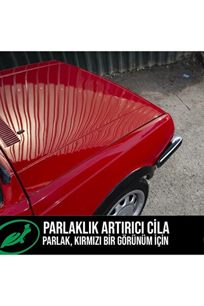 Turtle Wax Renkli Cila Kırmızı 500 ml Uygulama Süngeri Bez